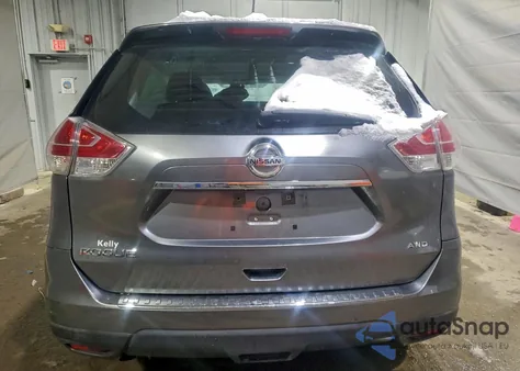 2015 Nissan Rogue S из США, поврежденный, VIN KNMAT2MV2FP561653